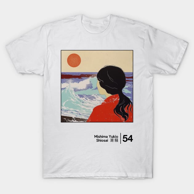 Yukio Mishima - Shiosai - Minimal Style Graphic Artwork T-Shirt by saudade